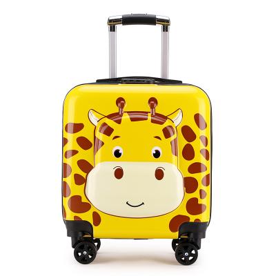 China Portable Custom Logo Cartoon Travel Trolley Luggage Bag Trolley School Bags Kids for sale