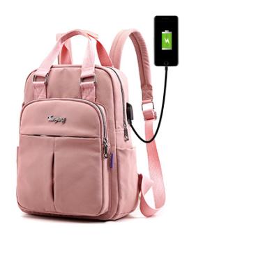 China Large Capacuty With Left Usb Travel Bags Backpack Nylon School Bags For Girls Men Backpack Fashion Backpack for sale