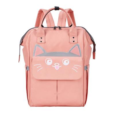 China Hot Selling Cute Backpack Premium Cartoon Mom Diaper Bag Baby Diaper Bag Backpack for sale