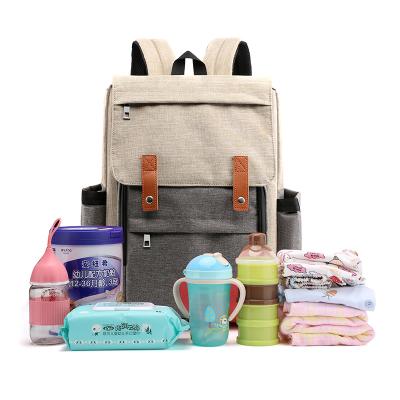 China New Fashion Baby Diaper Bag Backpack Travel Custom Waterproof Diaper Bags Mommy Baby Bag for sale