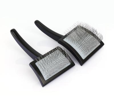 China OEM Durable Pet Hair Fur Slicker Slicker Pet Grooming Brush Comb Dog With Pins for sale