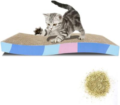 China Sustainable Cat Scratching Pad Cardboard Cat House Cardboard Cat Scratch Bed for sale