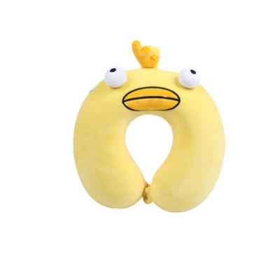 China Anti-Static U-Shape Kids Travel Pillow Memory Foam Neck Pillow For Airplane Sleep Head Neck Support for sale