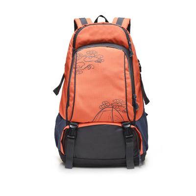 China Water Resistant Unisex Backpack Outdoor Hiking Backpack Waterproof Traveling Backpack Hiking Bag for sale