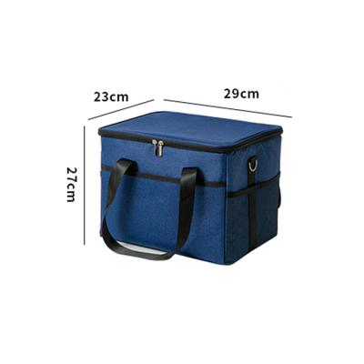 China Large Capacity Outdoor Waterproof Oxford Cloth Picnic Bag Insulated Lunch Cooling Bag for sale