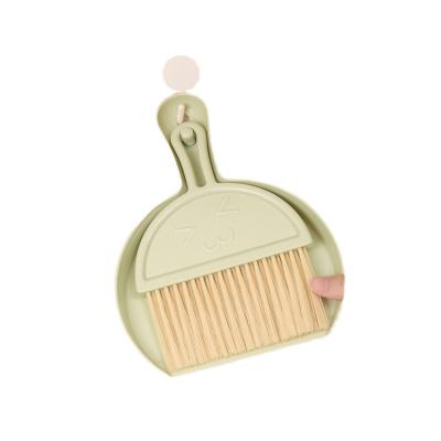 China Small Mini Broom Keyboard Cleaning Brush Home Office Desk Broom with Dustpan Set for sale