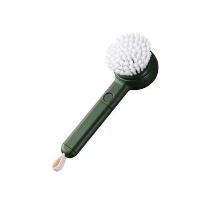 China 2 Viable in 1 Peeler Vegetable Brush for Portable Kitchen Fruit Vegetable Cleaning Brush for sale