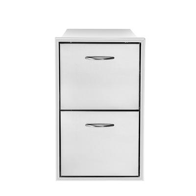 China 304 Stainless Steel Handle Design Large Capacity Modern Structure Hidden Cabinet Kitchen Storage Sideboard for sale