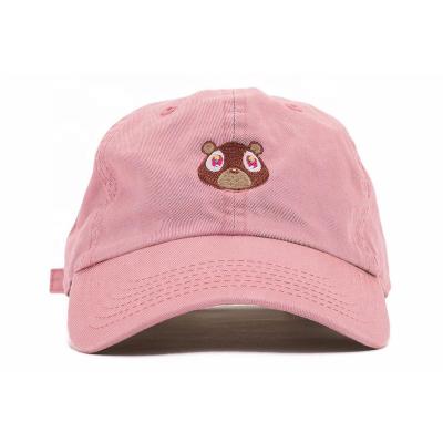 China High Quality COMMON Bear Logo Sport Baseball Hat Embroidery Structured 6 Panels Customzied for sale