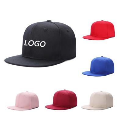 China COMMON Snapback Hat Advertising Hats In A Variety Of Colors Customize Logo Embroidered Logo for sale