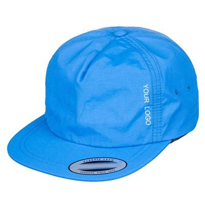 China COMMON Flat Brim Custom 5 Panel Adjustable Strapback Trucker Snapback Hat For Unisex Hat City Pack Soft for sale