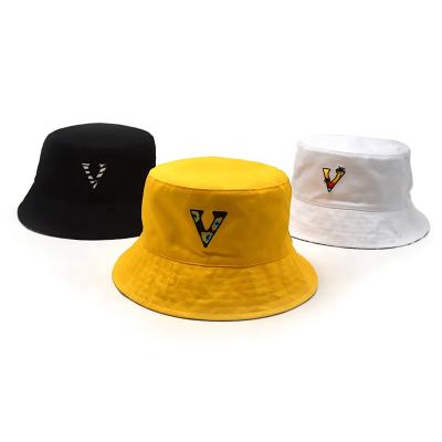 China Double Sided Pure Cotton Custom Character Bucket Hat Hip Hop Custom Logo Design for sale