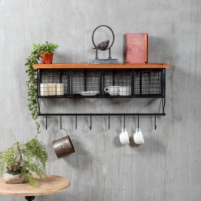 China Kitchen Storage Wall Shelving Drawer Rack Assembled Shelf Organizing Shelving Line One Wall Hanging for sale