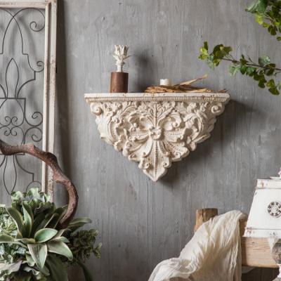 China Art Decor Ready to Ship Home Decoration Floating Wooden MgO Wall Hanging Shelf for sale