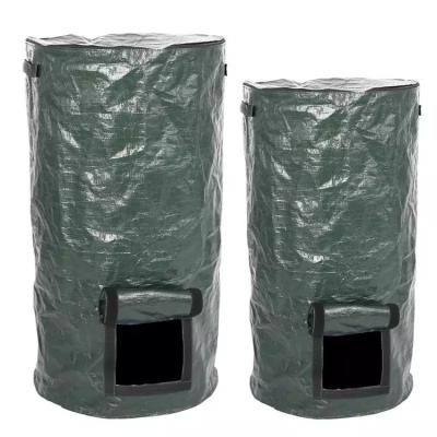 China Plant Growth Vegetable Durable Eco-Friendly PE Grow Bag Fermentation Waste Collector Mushroom Grow Bag for sale