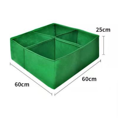 China Plant Growth Cloth Potted Plant Bag Plant Grow Bag Plant Tomato Mushroom Vegetable Square Grow Bags for sale