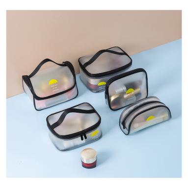 China Clear Bag Fashion Cosmetic Waterproof Transparent Makeup Bag Storage PVC Cosmetic Bag for sale