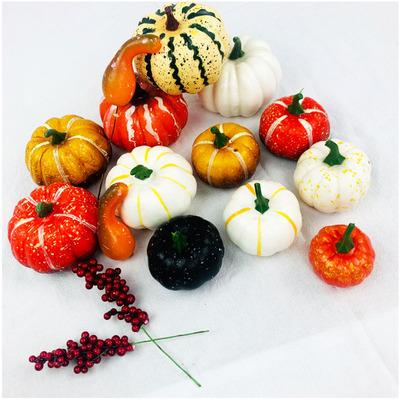 China Foams Artificial Rustic Fall Pumpkins Decor , Halloween Decoration Pumpkin for sale