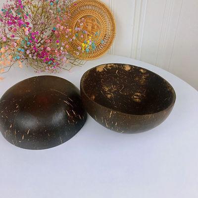 China 100% Eco-friendly Modern Fruit Salad Noodle Rice Bowl Handwork Decoration Vietnam Coconut Shell Bowl for sale