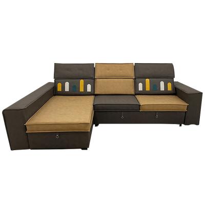 China Eco-friendly high quality genuine leather luxury elegant stretch new designs sets bed furniture leather sofa for sale