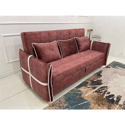 China Factory Modern Design Fashion 3 Seater Extendable Modern Bed Furniture High Quality Living Room Sofa for sale