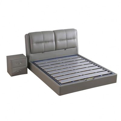 China Storage Private Label Household Design Luxury Full Size Comfortable Metal Modern Beds for sale