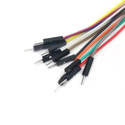 China Terminal Line 2.54 Dupont Automobile Rainbow Male Female Connection Wire Pitch Ribbon Flat Jumper Electronic for sale