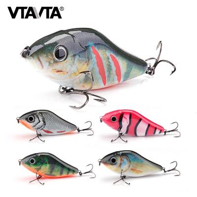 China wholesale 100mm jerkbait 49g pike slider big saltwater game freshwater fishing lures hard jerk bait HT87 for sale