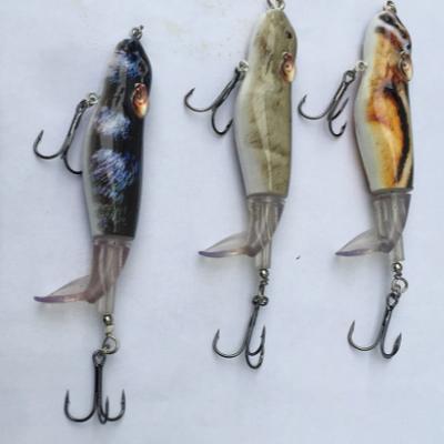 China Vivid Fish Action 133mm Factory 69g Surface Topwater Rat Swimming Fishing Lure Hard Bait Lure for sale