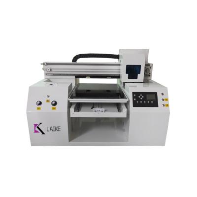 China Garment Shops High Speed 4060 Inkjet UV Flatbed Printer for Acrylic plastic wood cylinder card leather 3D sreen digital printing for sale