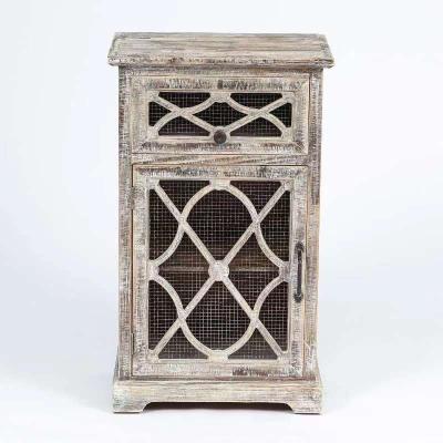 China Storage Cabinet Antique Rustic Home Furniture Living Room Cabinet Vintage Classic Customized Wooden Cabinet for sale