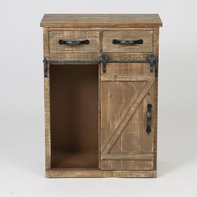 China Rustic Wooden Living Room Cabinet Storage Unit for sale