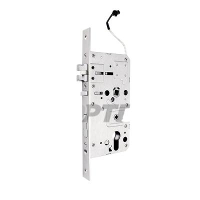 China Wide application TOPTEK suitable for silver smoke doors external fire and stainless steel electronic lock for sale