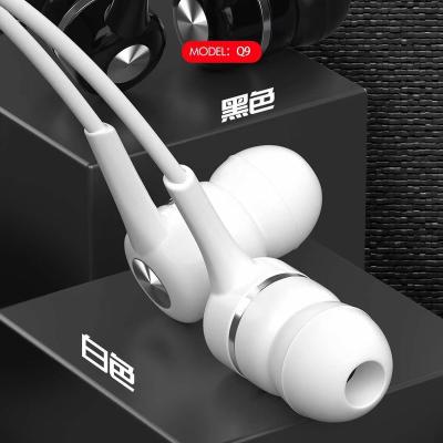 China In-ear Maimi Q9 Music Earphone Fashional New 3.5mm Wired Earphone for sale