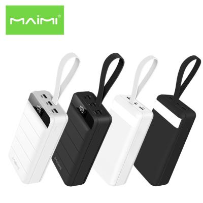 China Super Fast Power Bank MP3 GPS Maimi #Mi9 50000mAh Large Capacity Charging Li-polymer 50000mAh LED Power Bank Mobile Phone Tablet for sale