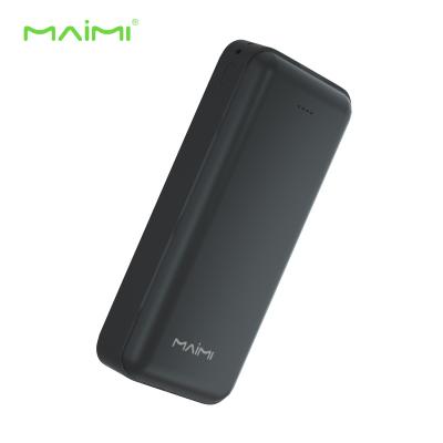 China Dual Input Port Dual USB 5V/2A Bank Lithium Phone /camera/GPS/mp3/mp4 Maimi Mi2 Powerbank 20000mah Smart Micro Output Power Polymer for sale