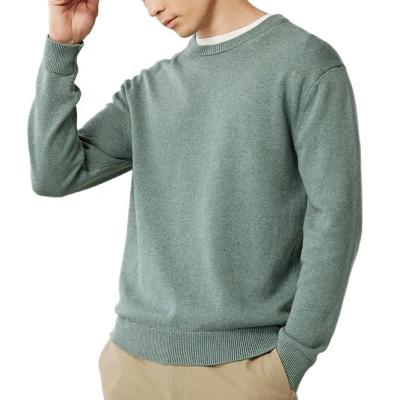 China high quality casual men's sweater crew neck contton Anti-wrinkle top single pullover sweater for sale