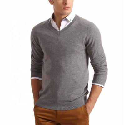 China 2020 Anti-wrinkle Men's V-Neck Long Sleeves Knitwear Classic Casual Soft Warm Lightweight Sweater Luxury Men's Clothing for sale