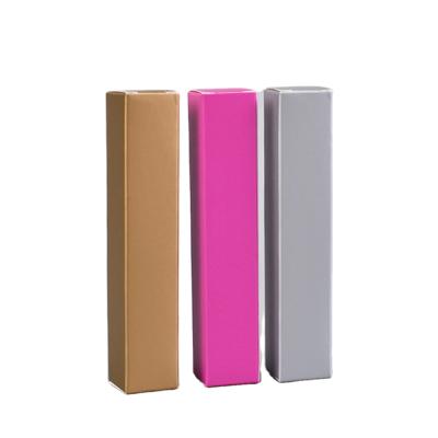 China Recyclable Customize LOGO Paper Lip Gloss Cardboard Box Lipstick Paper Box Lipstick Paper Box Package for sale