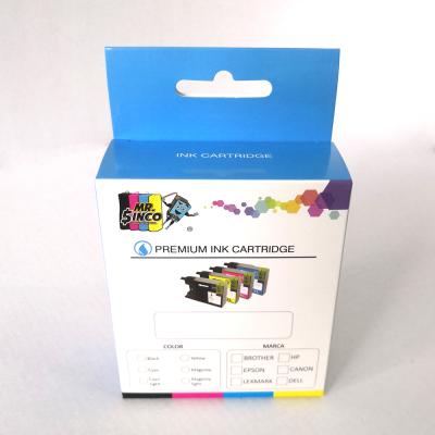 China Custom Hot Selling Recyclable Full Color Printed Cardboard Ink Cartridge Paper Packing Box for sale