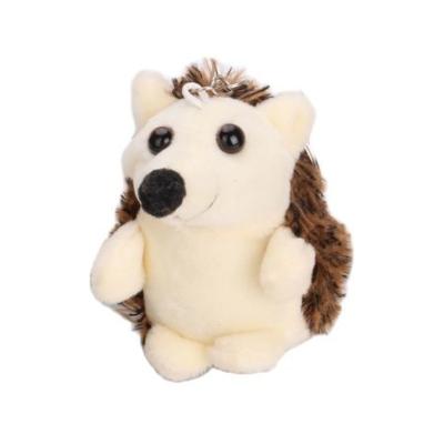 China Wholesale 7cm Cotton Small Hedgehog Animal Plush Toys Key Chain Decoration Pendants Gifts For Kids for sale