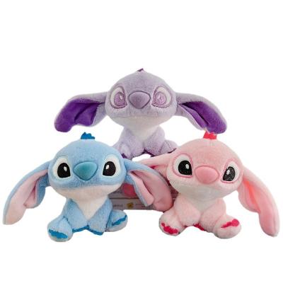 China Wholesale 12cm Cotton Cartoon Lilo And Stitch Plush Toy Main Chain Animal Stitch Stuffed Small Dolls Pendants Party Gifts For Kids for sale