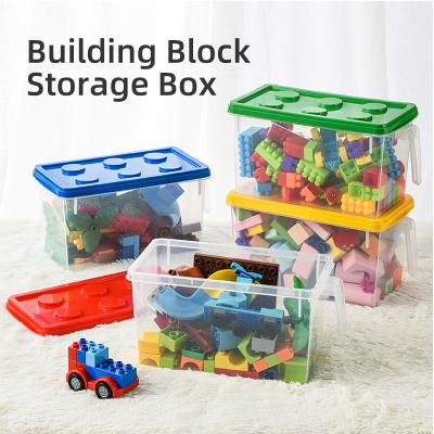 China Viable Cute Colorful Cartoon Children Plastic Storage Box For Kids Toys Eco-friendly Multifunctional Modern Folding for sale