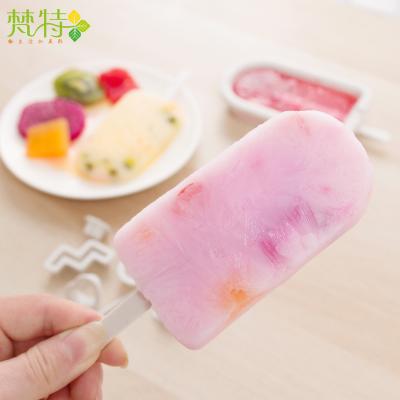 China Kitchen Accessories Summer Food Grade DIY Frozen Ice Cream Popsicle Sustainable Mold for sale