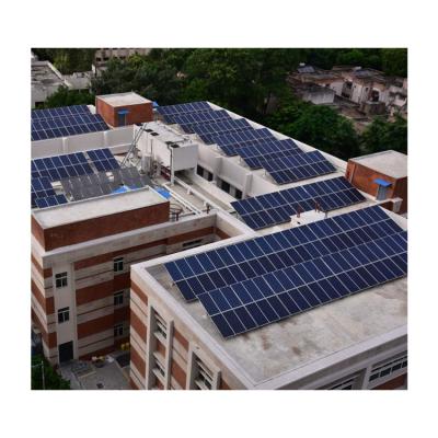 China Aluminum alloy& 10KW/20KW/50KW Stainless Steel Solar Power System For Flat Roof Home Solar Mounting System for sale