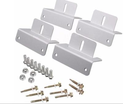 China Z Mounting Aluminum Solar Panel Brackets With Nuts And Bolts Solar Bracket Solar Panel Mounting Bracket for sale