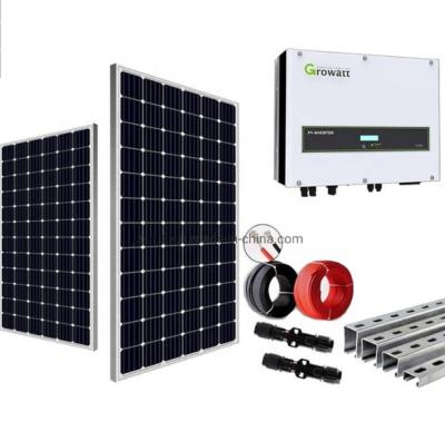 China Home High Efficiency Off Grid Solar Power Systems 5kw 10kw 20kw 30kw Home Solar Power System for sale