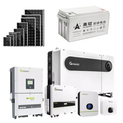 China Home Residential 5KW Solar Powered Systems With Battery Charger for sale