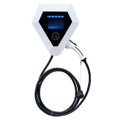 China Wholesale Customized PVC 1.6J Wallbox Rfid Card 22kW EV Wall Charger Electric Car Charging Station for sale