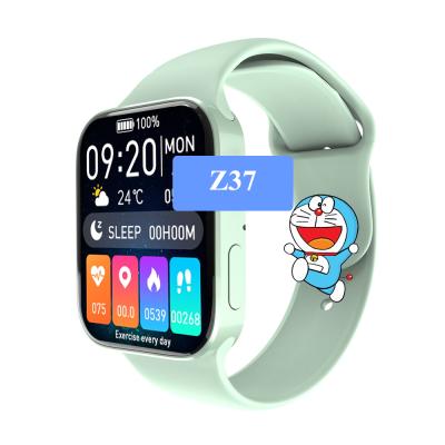 China 2022 Newest Arrival Rubber Smart Watch Series 7 Radio Charging 1.75 Inch Dual Button Watch 7 Z36 Z37 T100 PLUS N76 Smartwatch for sale